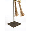 Light en Living Ornament op voet 12,5x12,5x50 cm CURTANI creme-bruin+bruin