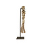 Light en Living Ornament op voet 12,5x12,5x50 cm CURTANI creme-bruin+bruin