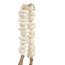 Light en Living Ornament op voet 12,5x12,5x50 cm CURTANI creme + zand