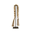 Light en Living Ornament op voet 12,5x12,5x50 cm CURTANO creme-bruin+bruin