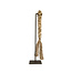 Light en Living Ornament op voet 12,5x12,5x50 cm CURTANO creme-bruin+bruin