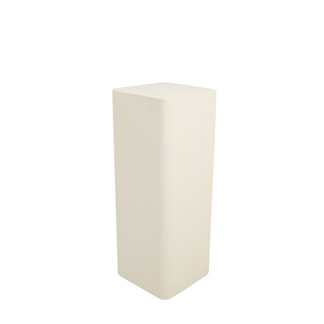 Light en Living Zuil 30,5x30,5x80 cm ALURIO creme crackle