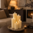 Countryfield LED Kaars Inge 5 crème - 13 x 13 x 22,5 cm