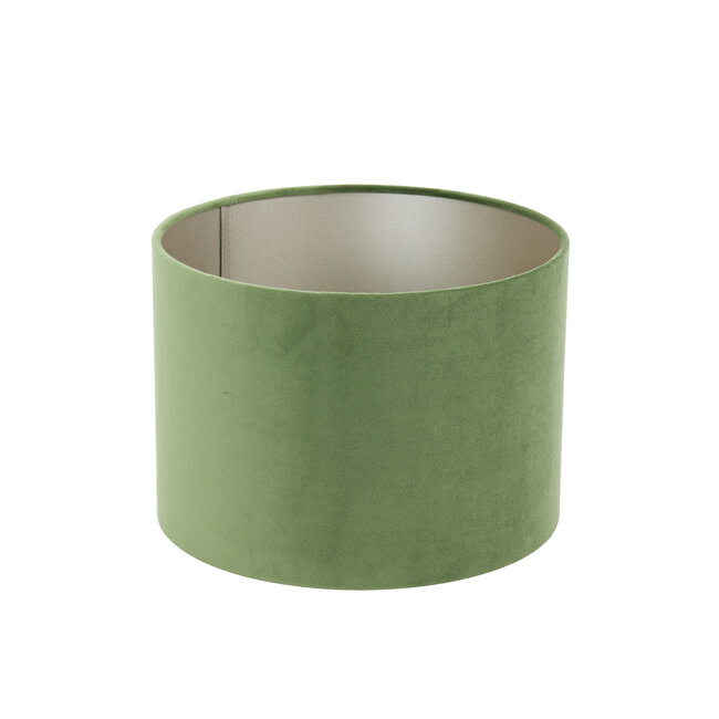 Light en Living Kap cilinder 20-20-15 cm VELOURS dusty green