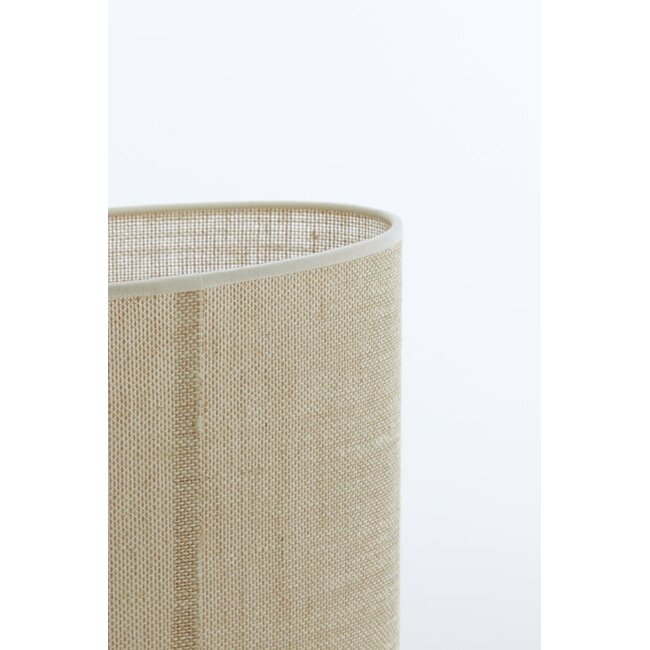 Light en Living Kap ovaal recht smal 38-17,5-28 cm SENDAI zand