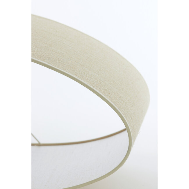 Light en Living Kap ovaal recht smal 38-17,5-28 cm SENDAI zand
