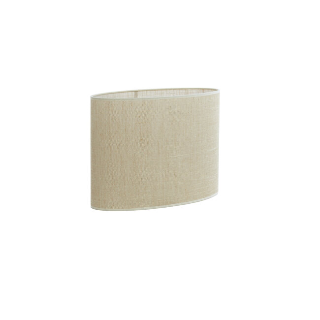 Light en Living Kap ovaal recht smal 38-17,5-28 cm SENDAI zand