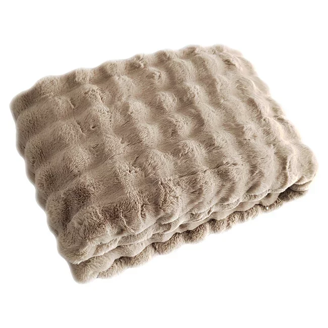 Richmond Interiors  Plaid Nordic Plush beige 150x200