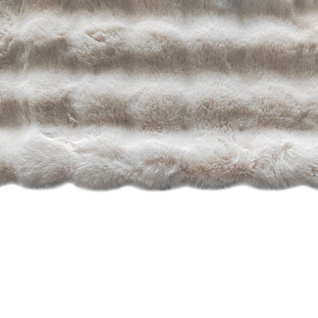 Richmond Interiors  Plaid Cosy Fluff creme 150x200