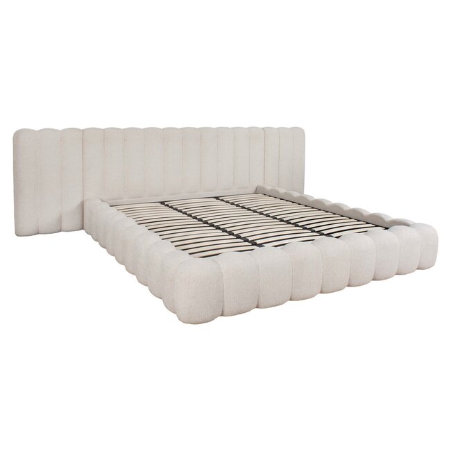 Richmond Interiors  Bed Cupidon creme fancy 180x210 (matrasmaat (excl.)) met opbergruimte