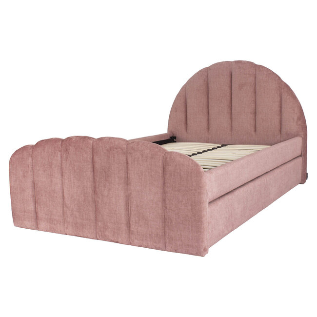 Richmond Interiors  Bed Pixie rosewood jewel 120x200 met uitschuifbed