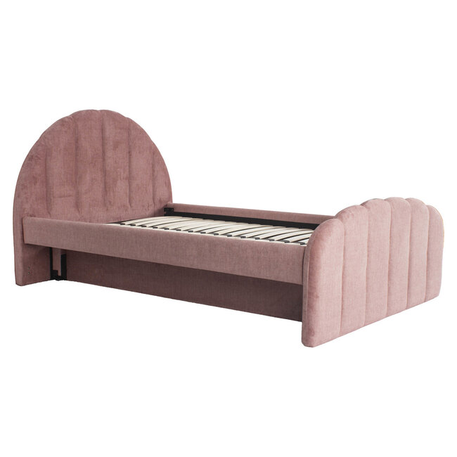 Richmond Interiors  Bed Pixie rosewood jewel 120x200 met uitschuifbed