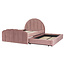 Richmond Interiors  Bed Pixie rosewood jewel 120x200 met uitschuifbed