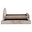 Richmond Interiors  Bed Pixie clay chenille 120x200 met uitschuifbed