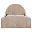 Richmond Interiors  Bed Pixie clay chenille 120x200 met uitschuifbed