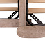Richmond Interiors  Bed Pixie clay chenille 120x200 met uitschuifbed