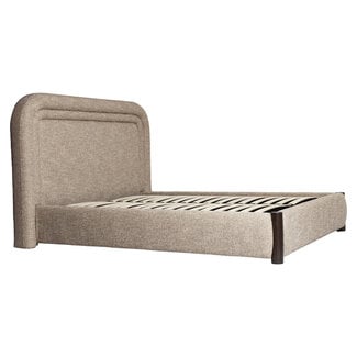 Richmond Interiors  Bed Citadel zand tweed 160x200 (Matrasmaat (excl.))