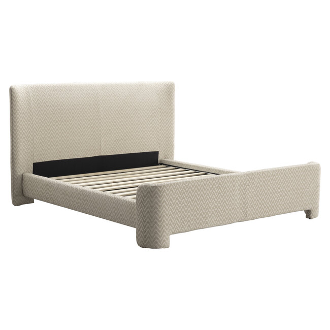 Richmond Interiors  Bed Divana beige chevron 160x200