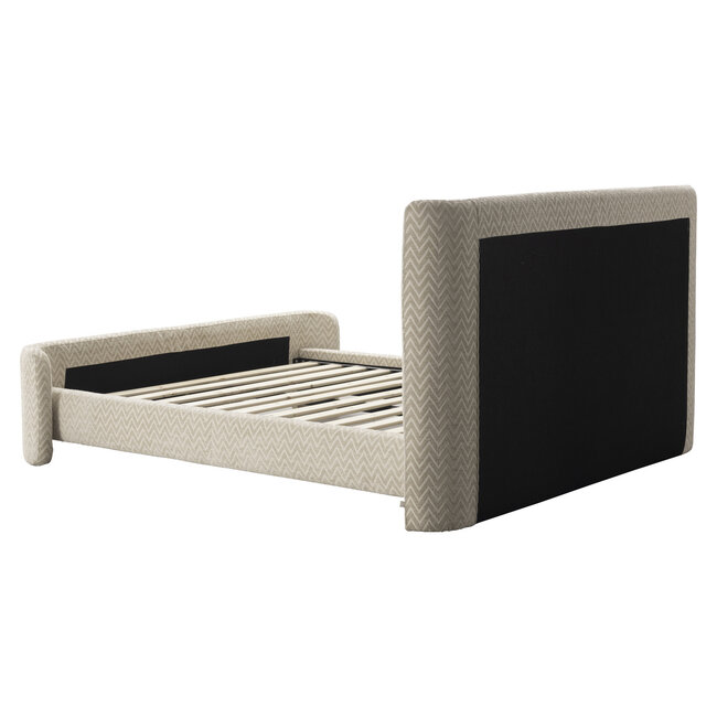 Richmond Interiors  Bed Divana beige chevron 160x200