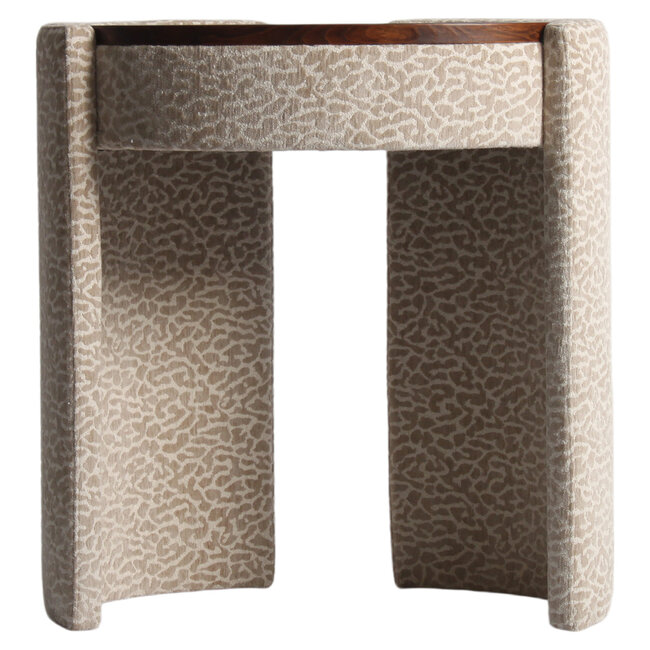 Richmond Interiors  Bureau Roxenne beige leopard dressing table