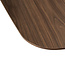 Richmond Interiors  Eettafel Windsor walnut 230 brass onderstel