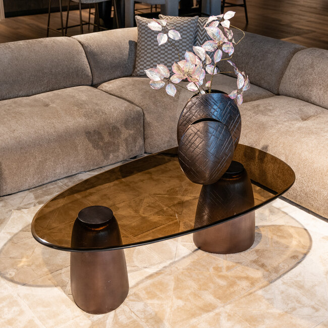 Richmond Interiors  Salontafel Hayden brons oval