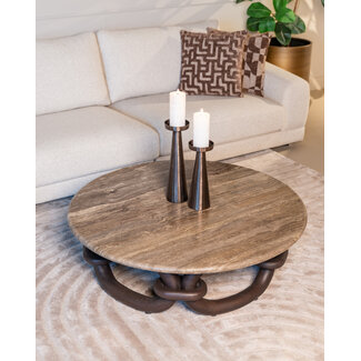 Richmond Interiors  Salontafel Chainey ash bruin