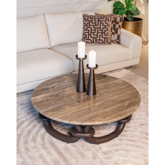 Richmond Interiors  Salontafel Chainey ash bruin