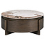 Richmond Interiors  Salontafel Langford bruin 90Ø 1 lade