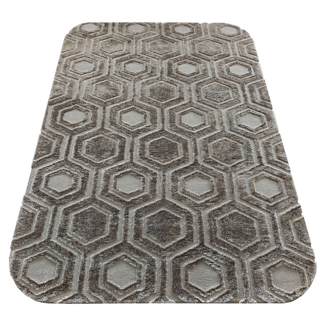 Richmond Interiors  Vloerkleed Odin bruin 200x290