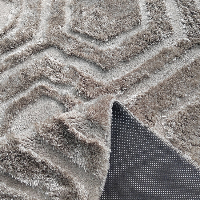 Richmond Interiors  Vloerkleed Odin bruin 200x290