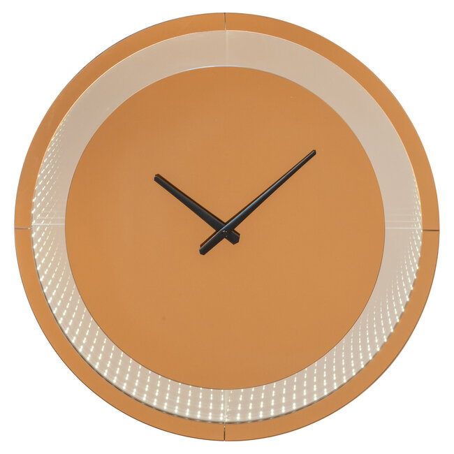 Richmond Interiors  Wandlamp Julia bruin - Led Clock
