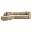 Richmond Interiors  Bank Romero zand tweed ottoman links