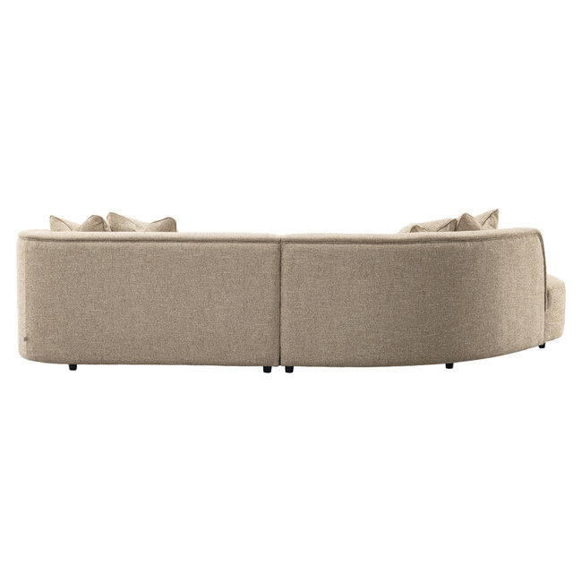 Richmond Interiors  Bank Romero zand tweed ottoman links