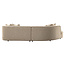 Richmond Interiors  Bank Romero zand tweed ottoman links