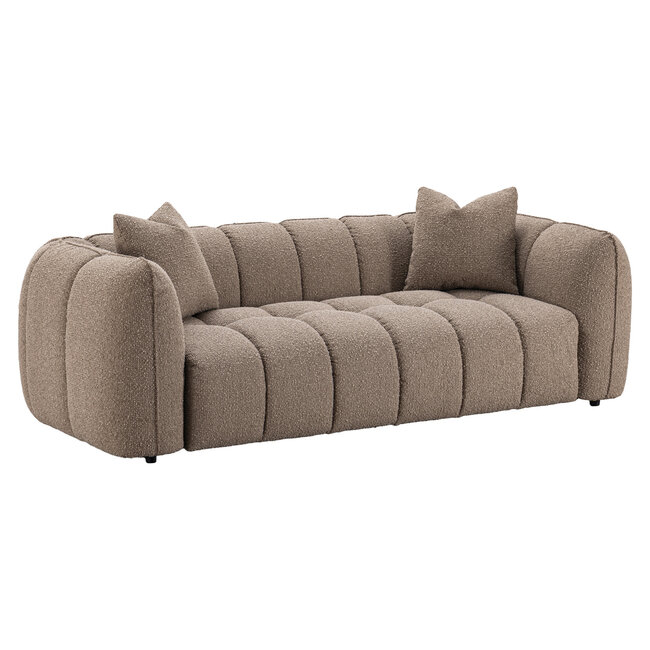 Richmond Interiors  Bank Hogan mocca chunky 3-zits