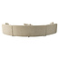 Richmond Interiors  Bank Morena creme blockweave
