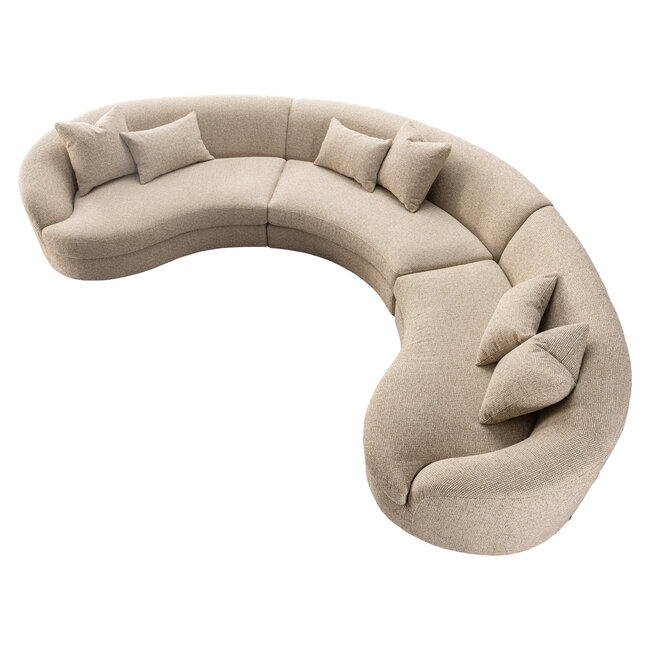 Richmond Interiors  Bank Morena creme blockweave