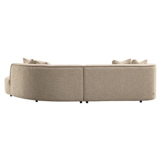 Richmond Interiors  Bank Romero zand tweed ottoman rechts
