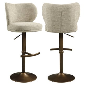 Richmond Interiors  Barstoel Amely naturel softweave draaistoel