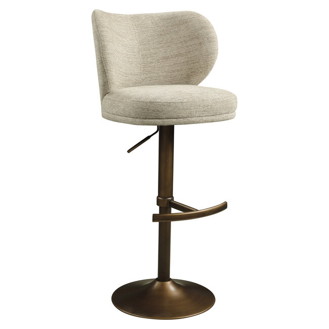 Richmond Interiors  Barstoel Amely naturel softweave draaistoel