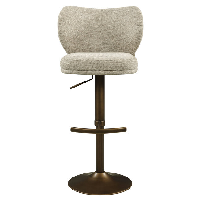 Richmond Interiors  Barstoel Amely naturel softweave draaistoel
