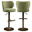 Richmond Interiors  Barstoel Amely pistache softweave draaistoel