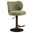 Richmond Interiors  Barstoel Amely pistache softweave draaistoel
