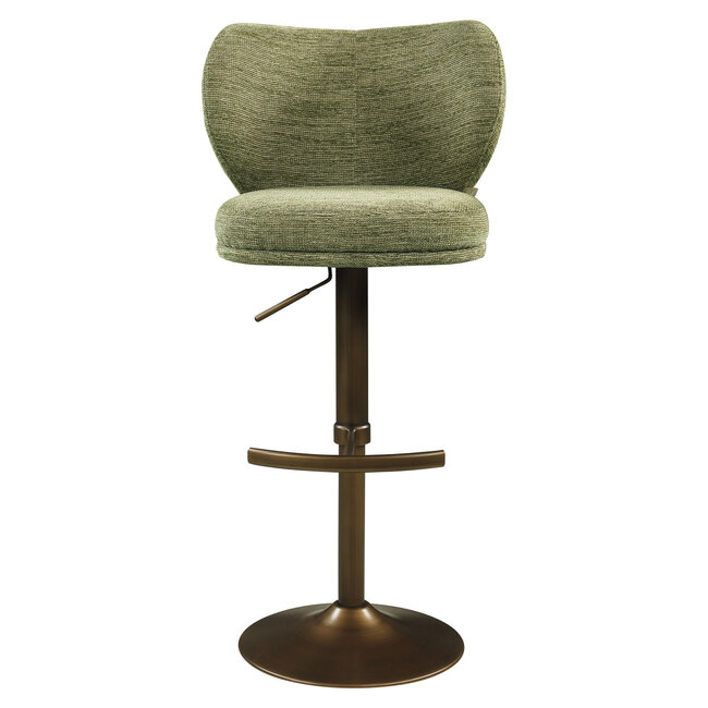 Richmond Interiors  Barstoel Amely pistache softweave draaistoel