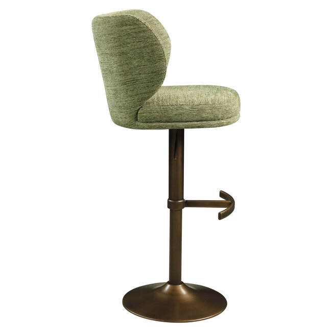 Richmond Interiors  Barstoel Amely pistache softweave draaistoel