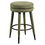 Richmond Interiors  Counterstoel Tenashar green blockweave draaistoel