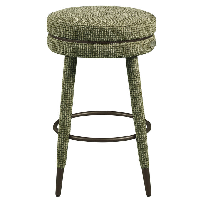 Richmond Interiors  Counterstoel Tenashar green blockweave draaistoel