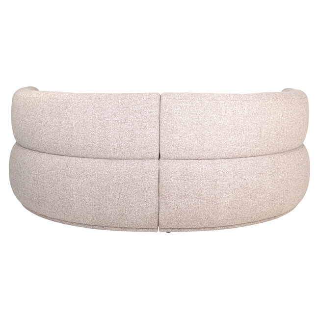 Richmond Interiors  Eetkamer bank Sorrobon cayenne bruin rond – Set of 2