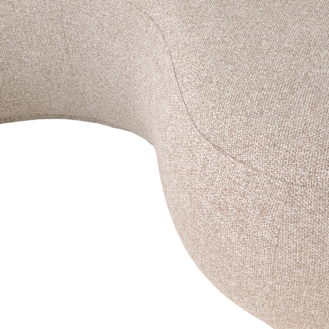 Richmond Interiors  Eetkamer bank Sorrobon cayenne bruin rond – Set of 2